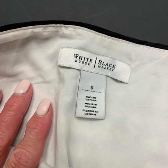 Final Sale WHBM Hounds Tooth Mini Sz 0 - Picture 5 of 8